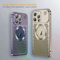 ราคา เคสอลูมิเนียมอัลลอยด์น้ำหอมแม่เหล็ก, ดีไซน์หรูหรา, เข้ากันได้กับ iPhone 12, 13, 14, 15, Pro Max, Plus, ป้องกันเลนส์, แม่เหล็ก, โลหะกลวง, ฝาครอบระบายความร้อน (1730434455097936285)