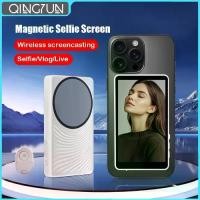 ราคา หน้าจอตรวจสอบเซลฟี่โทรศัพท์, แม่เหล็ก, หน้าจอ HD 4 นิ้ว, เซลฟี่กล้องหลัง, สตรีมสด Vlog, เข้ากันได้กับโทรศัพท์ iPhone และ Android (1731645692468167952)