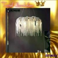 ราคา CT119A048 SOTMIA #แชนเดอเรีย CHANDELIER แชนเดอเรียพู่ Tassel chandelier โคมไฟโมเดิล โคมไฟระย้าเพดาน โคมไฟModern luxury (1729602801495017482)