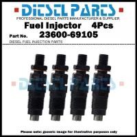 ราคา หัวฉีดน้ำมันเชื้อเพลิงดีเซล, 4x, 23600-69105, 093500-5700, สำหรับ TOYOTA 4Runner, Hilux, Land Cruiser 3.0d, 1KZ-T / TE (1732199977000928337)