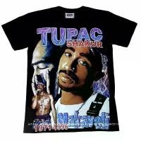 ราคา เสื้อวง 2Pac Hip Hop T-shirt เสื้อยืด 2Pac Tupac Rapper ขายร้อน (1731754757468555169)