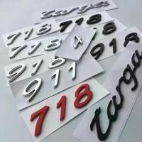 ราคา โลโก้หลังรถ, ใหม่ Porsche 718 Cayman T Boxster 911 โลโก้หลังดัดแปลง, สีดำ (1731264784096527861)