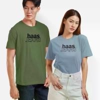 ราคา haas เสื้อยืดแขนสั้น unisex ผู้ชาย ผู้หญิง ลายสรีน haas jeans SHSK2587I ขายดี (1732078826291955519)