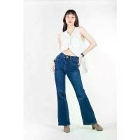 ราคา Niyom Jeans : รุ่น BJ004.2 กางเกงยีนส์ผู้หญิงขาม้า บล็อกบัสเตอร์ (1731994769219749577)