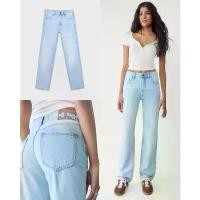 ราคา (ของแท้) Stradivarius straight fit jeans กางเกงยีนส์ (1732232320188712348)