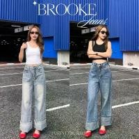 ราคา Instyles_Shop "Brooke Jeans" กางเกงยีนส์ขากระบอกใหญ่ ผ้ายีนส์แท้ ใส่ได้ทั้งพับขาและปล่อยขา สูง170+ ใส่ได้ไม่ลอย บล็อกบัสเตอร์ (1732163947168367913)