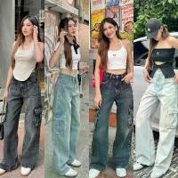 ราคา NICHARIS - กางเกงยีนส์คาร์โก้ รุ่น Bombay Cargo Jeans ผึ้ง ยีนส์ กางเกงยีนส์ป้าย seasoning (1732359562281322244)