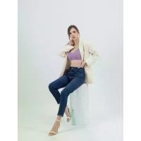 ราคา NV08 - Daily Jeans กางเกงยีนส์ทรงสลิม 8 ส่วน เอวสูง (1731579475285542895)