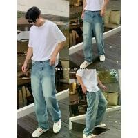 ราคา พร้อมส่งBaggy jeans (790.-) กางเกงยีนส์ผู้ชายทรงกระบอกใหญ่ Baggy ผ้ายีนส์นิ่มใส่สบาย สินค้าดี man clothing กางเกง bang bang เดฟ 12 ราศี angel short အ က ျ ီ လ ် ရ ှ ည (1731533957836081653)
