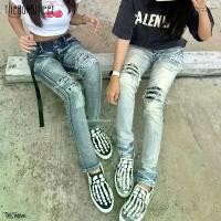 ราคา A-milri เข่าลาย V.2 ปะเข่าหนังลายไทย แถมฟรีเข็มขัดในภาพ ถุงซิป ป้ายแท็กหนัง กางเกงยีนส์ผู้ชาย ขาเดฟ แต่งเข่าขาด Jeans Clothing กางเกงยีนส์ ผู้ชาย (1730160567276439790)