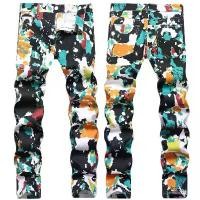 ราคา กางเกงยีนส์ขาสั้นผู้ชาย เทรนด์ทางเลือก ยืดได้ เทรนด์สตรีท พิมพ์ลายดอกไม้บุคลิกภาพ กางเกงยีนส์ขนเล็ก แฟชั่น Man Clothing ผ้าฝ้าย ผ้าไหม Jeans (1731212095131584858)