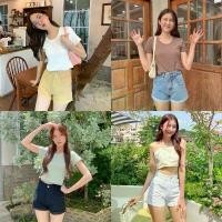 ราคา กางเกงยีนส์ขาสั้นทรงบาร์บี้ " Pony Jump Jeans มี 7 สี (JS-025) คลังสินค้า (1731512152238490670)