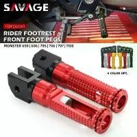 ราคา CEGSNY SAV Rider Passenger Footrest Foot Pegs For DUCATI MONSTER 659 696 795 796 797 1100 Motorcycle Accessories Foot Pedal Res ขายดีประจำเดือนนี้ (1732169602940700122)