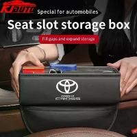 ราคา Toyota Corolla Cross Car Seat Gap Storage Bag PU Leather Car Seat Side Gap Filler Organizer TRD GR Sport Accessories (1732248811734599339)