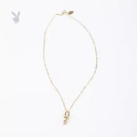 ราคา PB:รุ่น Playboy Accessoriesเพลย์บอย สร้อยคอพร้อมจี้คล้องโลโก้ประดับเพชร รุ่น ST-242N341CG (1731232495191886438)