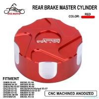 ราคา autumnshoprich คุณภาพรับประกันได้ JFG MOTO Rear Brake Master Cylinder Reservoir Cover for Honda CR125R CR250R CRF230L XR250L XR650R CRF230L TRX XR CR motocross accessories มอเตอร์ไซค์ Motorcycle (1731