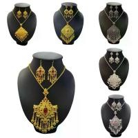 ราคา [COD] Accessories เครื่องประดับชุดไทย ชุดล้านนา ชุดสร้อยคอพร้อมต่างหู (1731549339972699865)