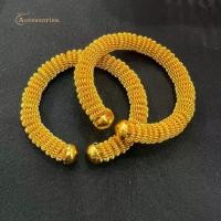 ราคา [พร้อมส่ง] Accessories กำไลเกลียวหนอน(มือและเท้า)(คู่ละ89) ข้อเท้าหนอนงานไทยสีทอง เงิน พร้อมส่ง (1732109757949838366)