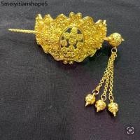 ราคา Accessories รัดเกล้าครึ่งเสี้ยวลายดอกพิกุล 03 เครื่องประดับชุดไทย (1731489182591583629)