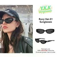 ราคา Y.K.K แว่ Ruvy Van 01 Sunglasses ของแท้ 100% แว่นตากันแดด รูปแบบคู่รัก UV400 [ซื้อแว่นตาส่งกล่อง] (1732163684616340630)