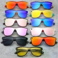 ราคา แว่นกันแดด กันรังสียูวี ชิ้นเดียว ฟิล์มแท้ สำหรับผู้ชาย เหมาะสำหรับการขับขี่และขี่กลางแจ้ง ขายในยุโรปและอเมริกา ข้ามพรมแดน หมึกบังแดด sunglasses แว่น ตา ใส่ ขับ รถ (1731442754893940139)