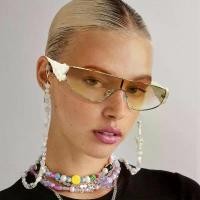 ราคา แว่นกันแดดชิ้นเดียว แฟชั่นใหม่ สไตล์ Y2K แว่นดอกไม้ INS บุคลิกภาพ กรอบโลหะอินเทรนด์ แว่น ตา ตก ปลา แว่น ตา ผู้หญิง แว่น ตา โพลาไรซ์ มอง ปลา ဓ ာ တ ် မ ီ း အ က ေ (1731996867404400156)