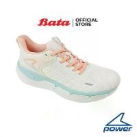 ราคา Bata บาจา Power รองเท้าผ้าใบแบบผูกเชือก รองรับน้ำหนักเท้า สำหรับผู้หญิง สีขาว 5281826 (1731765141783153306)