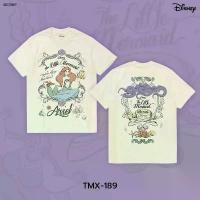 ราคา Power 7 Shop เสื้อยืดการ์ตูน The Little Mermaid ลิขสิทธ์แท้ DISNEY (TMX-189-สีครีม) คลังสินค้า (1732283373425034524)