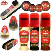 ราคา [พร้อมส่ง] KIWI Shoe Polish / Spong /Brush กีวี ผลิตภัณฑ์ขัดรองเท้า เคลือบเงารองเท้าหนัง สีดำ กับ สีน้ำตาล (1732355280671442092)