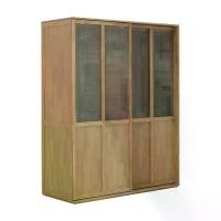 ราคา INDEX LIVING MALL ตู้เสื้อผ้าบานสไลด์ รุ่นอาโอโมริ - สีวอร์ม โอ๊ค (1731971641002984504)