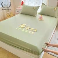 ราคา Dreamy Living LT DUCK ผ้าปูที่นอนถักนิตติ้ง, ผ้าปูที่นอนรัดมุมลายการ์ตูน,ผ้าปูที่นอน6ฟุต,ผ้าปูที่นอน5ฟุต (1732108409460395003)