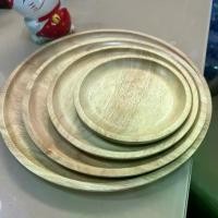 ราคา จานไม้ ถาดไม้ ทรงกลม ขนาด 6/8/10/12 นิ้ว ไม้ยางพารา สำหรับใส่อาหาร food grade ออกใบกำกับภาษีได้ (1732113954388806512)