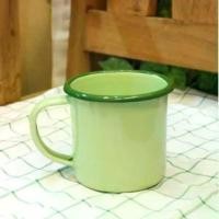 ราคา แก้วน้ำโบราณมีหูจับ ☕ แก้วน้ำวินเทจ 9 cm. Enamel Mug (มีให้เลือก 4 สี) Food Grade แก้วน้ำสังกะสี แก้วน้ำเคลือบอีนาเมล (1732148989011856176)