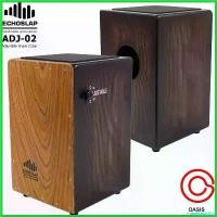 ราคา prejudzshop ความคงทน !! ไม้ Oakwood กลองคาฮอง Echoslap (Cajon) Adjustable ADJ-02 (ไม่รวมกระเป๋า) สี Coffee ของท้100% แส้สแนร์แบบปรับจูนได้ (1730429777109878983)