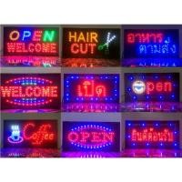 ราคา ป้ายไฟLED OPEN WELCOME/OPEN/Coffee/HAIR CUT/ยินดีต้อนรับ/Welcome/เปิด-ปิด/อาหารตามสั่ง ป้ายไฟหน้าร้าน (1732169205786969588)