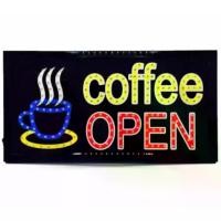 ราคา ป้ายไฟ LED ป้ายไฟ OPEN WELCOME/OPEN/Coffee/HAIR CUT/Welcome/ ป้ายไฟหน้าร้าน (1730898535719144272)