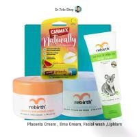 ราคา ครีมรีเบิร์ท 2 กระปุก ขนาด100ml. +เจลล้างหน้าTEA TREE & WHITE TEA แถมฟรี!ลิปบาล์มบำรุงริมฝีปากกลิ่นแตงโมแบรนด์ Carmex (1729661083037305373)