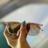 ราคา peach tea แว่นตากรอบเปลี่ยนสี เลนส์เปลี่ยนสี แว่นตากรองแสงกันแดดออโต้ เปลี่ยนสี (1731699291982694429)