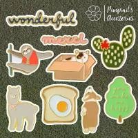 ราคา ʕ •ᴥ•ʔ ✿ พร้อมส่ง : เข็มกลัดเซ็ทสลอธ อัลปาก้า กระบองเพชร หมาคอร์กี้,| Sloth Alpaca ,Cactus & Corgi Dog Enamel Brooch Pin (1732101262108820988)
