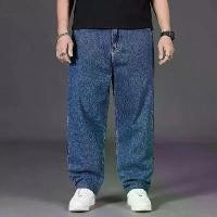 ราคา กางเกงยีนส์ทรงตรง ทรงหลวม สำหรับผู้ชาย แฟชั่น ไซส์ใหญ่ สไตล์ลำลอง ดีไซน์เอวสูง เหมาะสำหรับวัยรุ่นและคนอ้วน ขากว้าง เอวยางยืด กางเกงขายาว สตรีท เดนิม Man Clothing (1731248939081304780)