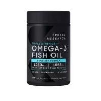 ราคา น้ำมันปลา โอเมก้า 3 Sports Research Triple Strength Omega-3 Fish Oil (1732074743651272084)