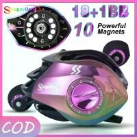 ราคา Sougayilang-Baitcasting รอกตกปลา อัตราทดเกียร์ความเร็วสูง 7.2:1 ที่จับซ้าย/ขวาโดยใช้รอกหล่อสำหรับน้ำทั้งหมด อุปกรณ์ตกปลา Sports ออกกำลังกาย อลูมิเนียม เบ็ด (1729746029067078212)