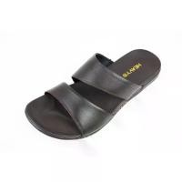 ราคา [พร้อมส่ง] HEAVY SHOES รองเท้าแตะหนังผู้ชายแบบสวม รุ่น VS9100 (1732268431730968554)