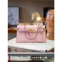 ราคา กระเป๋าลายแพะ, หนังแท้, แบรนด์ H, Elan Kelly Bag, 27 หนังวัว, สายสะพายไหล่คู่, กระเป๋าสะพายข้าง, กระเป๋าถือลำลองผู้หญิง, สไตล์ Kelly (1732388604250261174)