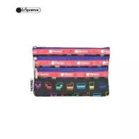 ราคา [COD] Lesportsac 3 Zip Cosmetic Bag กระเป๋าสตางค์ใบเล็ก กระเป๋าเครื่องสำอาง Style 7158 LeSportsac x Tetris™ (1732405282464368397)