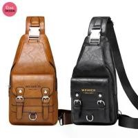 ราคา กระเป๋าคาดอก หนังpu แฟชั่น ผู้ชาย bag design รุ่น 129 จัดส่งฟรี กทม (1732003751726318829)