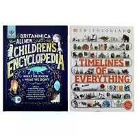ราคา [COD] [Tiktok]Britannica All New Children's Encyclopedia and DK Timelines of Everything Science Encyclopedia Hardcover (1732192315853145646)