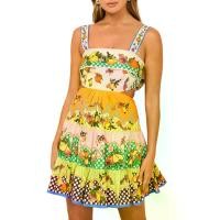 ราคา ชุดเดรส Cami ฤดูร้อน สำหรับผู้หญิง พิมพ์ลายผลไม้การ์ตูน แขนกุด มีโบว์หลัง มินิเดรสสเก็ต (1730286047356357192)