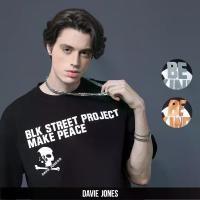 ราคา เสื้อยืด DAVIE JONES ไซส์ใหญ่พิเศษ (รอบอก 48-50-52) พิมพ์ลายกราฟฟิค ทรงโอเวอร์ไซส์ โอเวอร์ไซส์ เสื้อยืด สีดำ โครงการข้ามถนน WA0206 สีดำ (1731596072479131266)