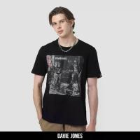 ราคา เสื้อยืด DAVIE JONES ทรงปกติ เสื้อยืดกราฟฟิก TB0409 สีดำ (1731365702723011832)